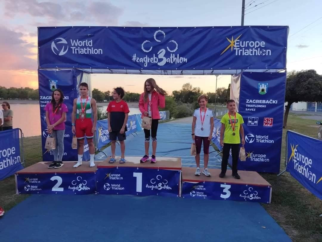 СК "Триатлет" Баня завоюва три медала на Балканското първенство в Хърватска 