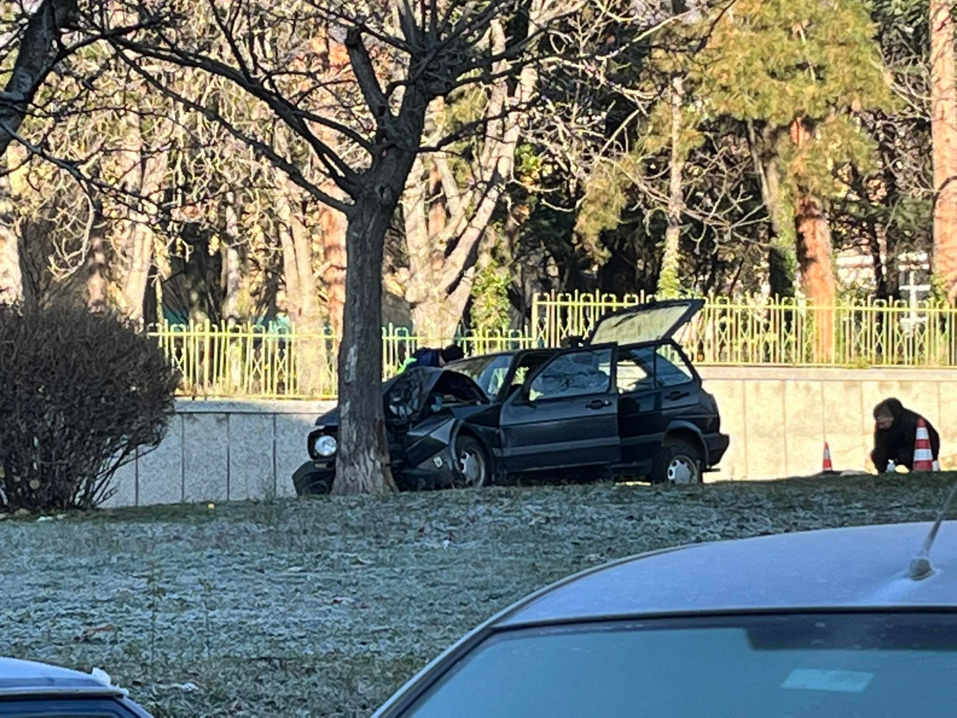 Голяма трагедия в Карлово: Жена загина след като шофьора самокатастрофира в дърво